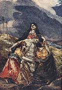 GRECO, El The Piet (The Lamentation of Christ) dfh oil painting